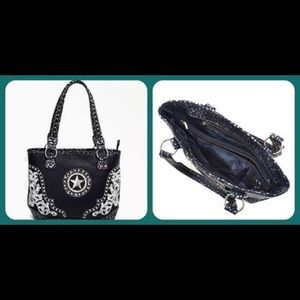 Love Creek Western Star stud/bling purse w/ wallet